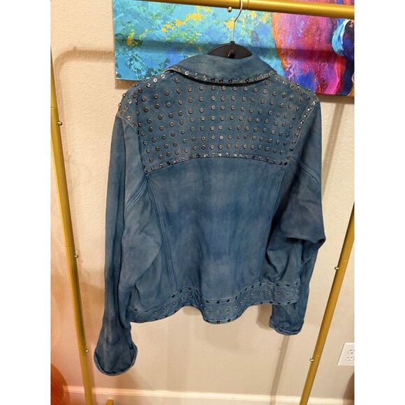 NWT We The Free Suzy Studded Suede Jacket Small - Picture 7 of 11